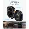 SPIGEN RUGGED ARMOR & TEMPERED GLASS APPLE WATCH ULTRA 1 / 2 / 3 (49 MM) MATTE BLACK